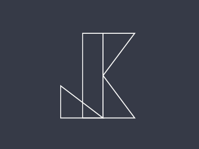 JK initial logo branding icon initial logo promotion self