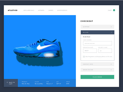 Daily UI 002 – Credit Card Checkout 002 cart checkout daily ui daily ui challenge e commerce grand rapids michigan product ui web web design