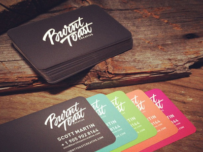 Burnt Toast - Business Cards