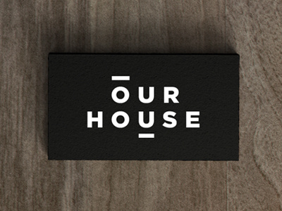 Our House branding design identity logo ourhouse