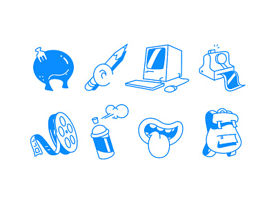 Illustrative Icons for Web