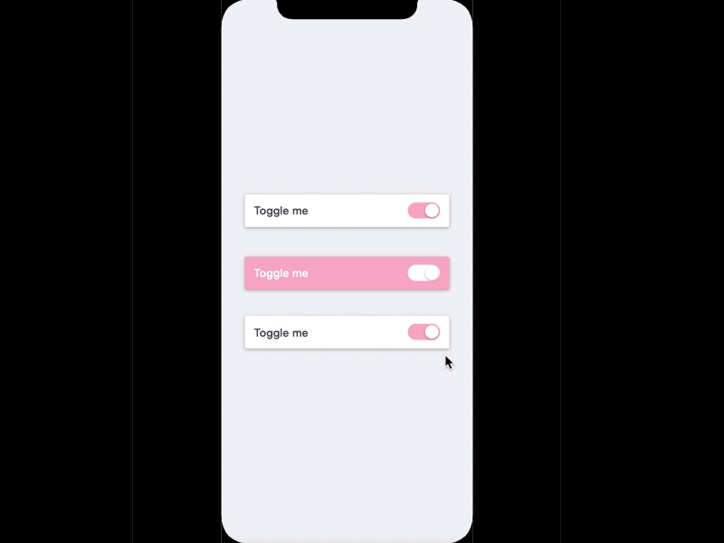 Toggle Me app design mobile protopie prototyping ui ux