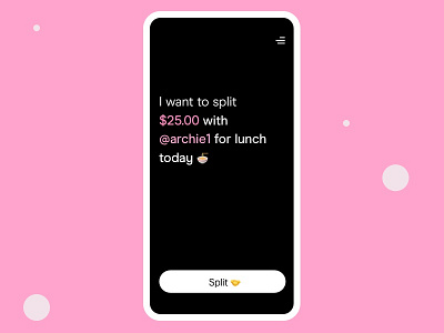 Split Payment app color design money app payment split ui user interface design userinterface ux