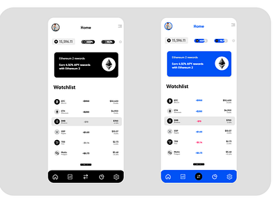 Coinbase UI Redesign