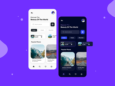 Travel App UI Design Concept