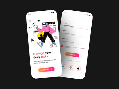 Sign Up UI Concept