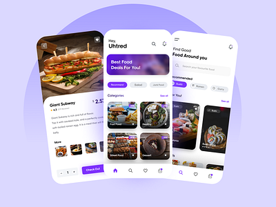 Food Delivery App UI Design