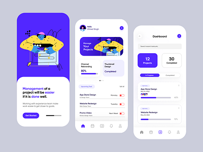 Management App UI Design