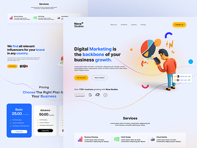 Digital Agency Landing Page