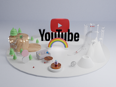 Youtube 3D Scene