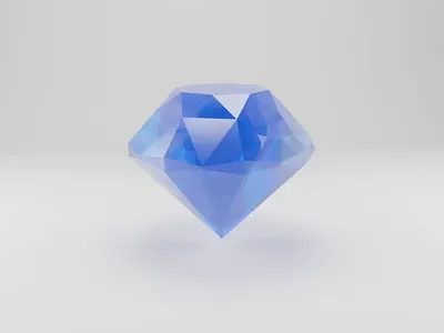 Diamond 3d 3d animation animation blender blue crystal gems glass motion render rotation