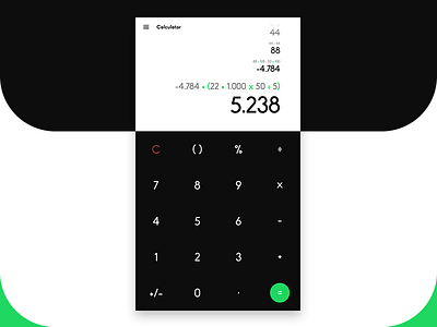 Daily UI #004 - Calculator app app ui calculator daily daily ui ui