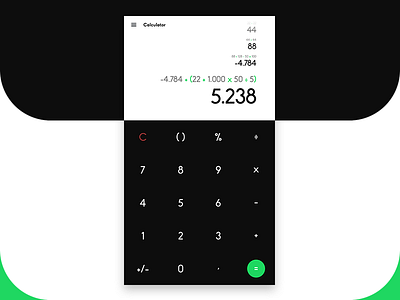 Daily UI #004 - Calculator