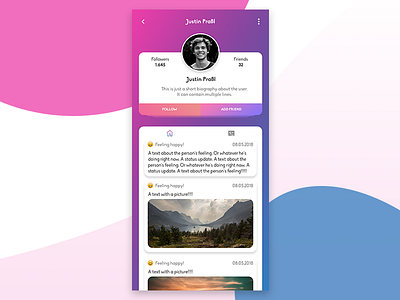 Daily UI #006 - User Profile