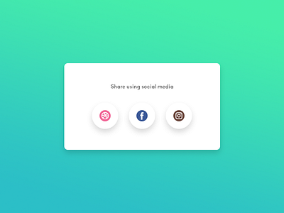 Daily UI #010 - Social Share