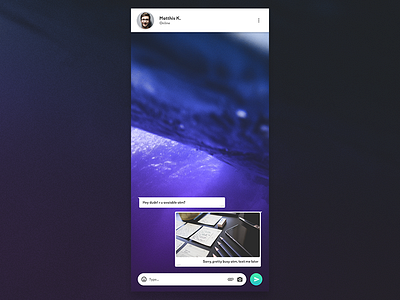 Daily UI #013 - Direct Messaging daily daily ui direct messaging messaging ui