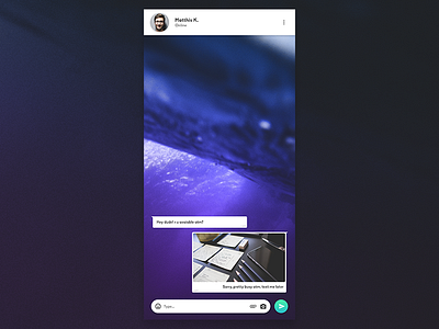 Daily UI #013 - Direct Messaging