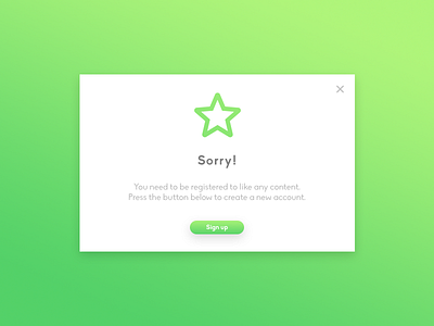 Daily UI #016 - Popup daily daily ui flash message overlay popup ui