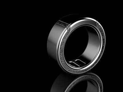 NFC Ring 3d model 3d rendering industrial design keyshot nfc ring product design simple smart ring solidworks
