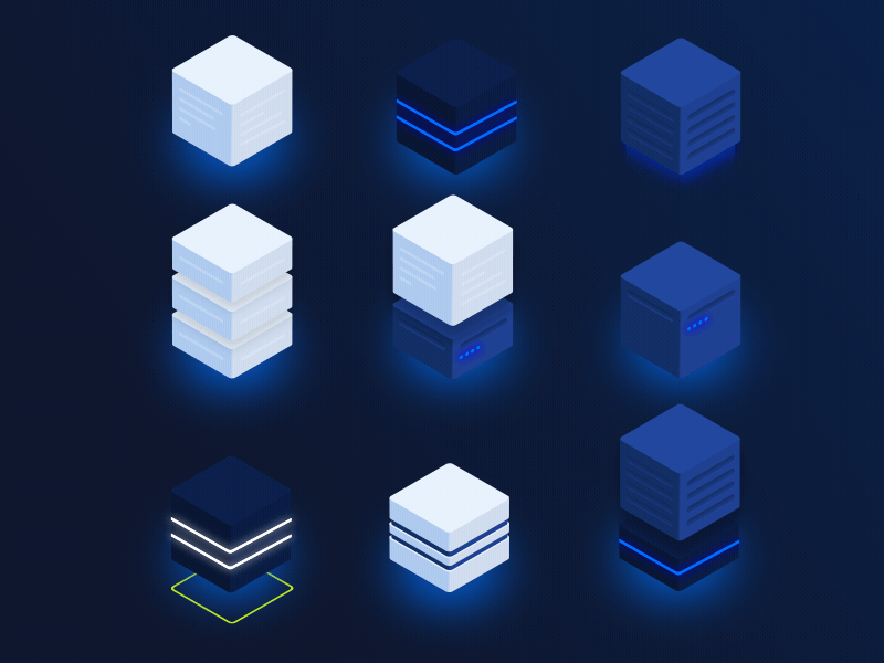 Isometric Cubes 2d animation after effects animation blockchain crypto cube isometric isometric design isometric illustration motion design