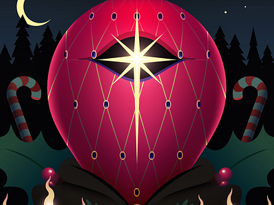 Christmas Demon candy characterdesign christmas eye illustration star