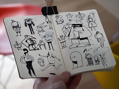 Rough Sketchbook Characters characterdesign doodles drawing illustration sketchbook