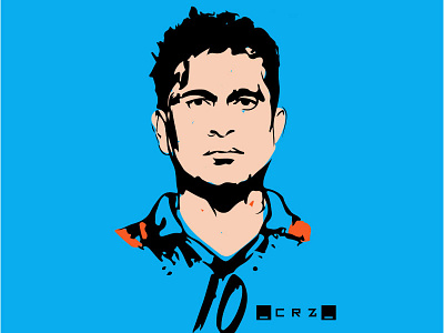 sachin cricket illustration sachin vector