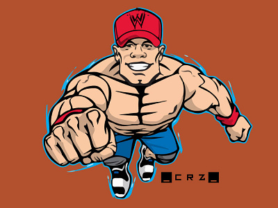 John Cena illustration johncena vector wrestling wwe