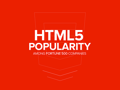 INCORE HTML5 Infographic flat fortune 500 graph html5 incore infographic minimal typo typography vector