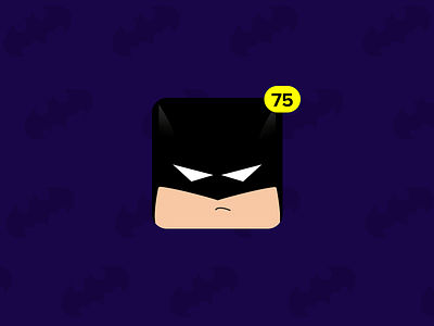 Happy Birthday Batman! batman bday cartoon celebrate character comics face flat happy bday icon