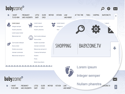 babyzone multi-level dropdown menu dropdown menu multilevel