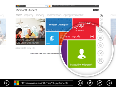 MS Poland - Student metro microsoft modern windows