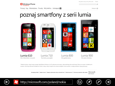 Windows Phone - Nokia Lumia landing page microsoft nokia windows phone