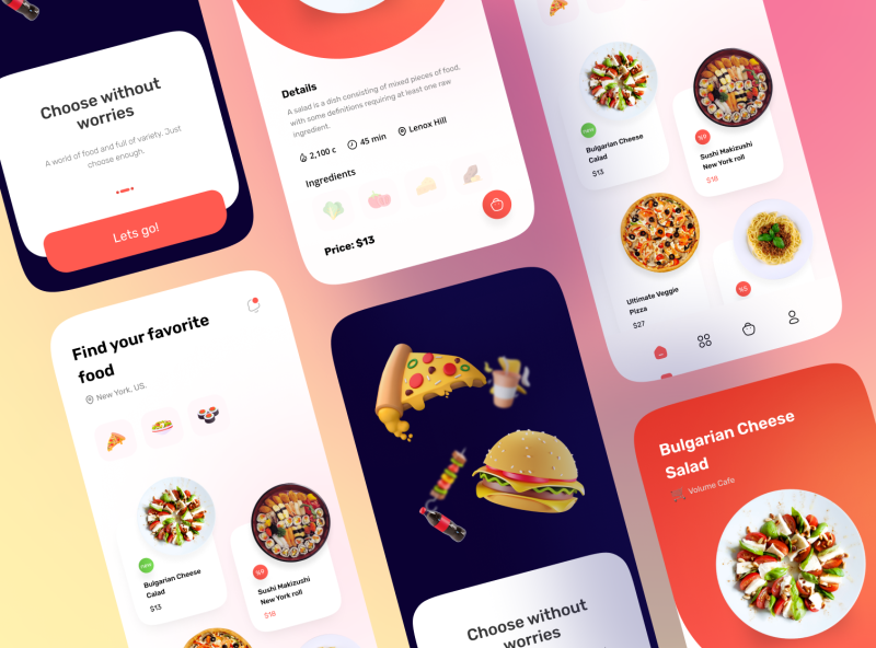 Food Delivery App by Ahmad Reza Parvizi for Paradigm Product Design ...