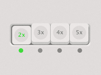 UI multiplier buttons 3d button flat multiplier retro ui