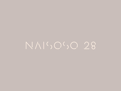 Naisoso 28 architecture fiji line logo numbers type