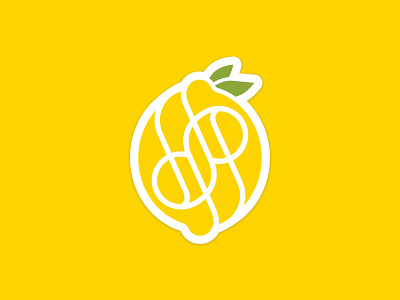 Fresh Personal Branding branding design graphic design illustration lemon logo monogram personal brand personal branding portfolio typography