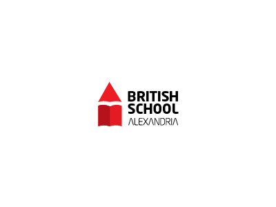 British School of Alexandria alexandria book britian british educate education egypt england greek learn logo logos open book pen pencil school student students teacher