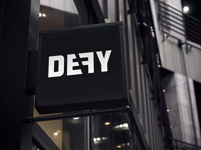 Defy Store Sign