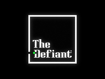 The Defiant Logo Design & Reveal Animation Concept after effects animation blockchain clean crypto cryptocurrency defi design digital ethereum glitch logo nft nft marketplace typography ui ui design ux web website