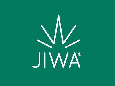Logo Design and Animation for Jiwa 3d animation app branding cannabis cbd color design graphic design hemp illustration logo marijuana leaf typography ui ux vector web design