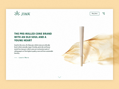 Jiwa Website app branding cannabis cart cbd design ecommerce hemp homepage landing page logo marijuana leaf minimalist product shop typography ui ux vector website