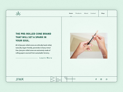 Jiwa Home Page agency animation app branding design ecommerce home home page illustration landing page logo marketing typography ui ui design ux web design web3 website wordpress