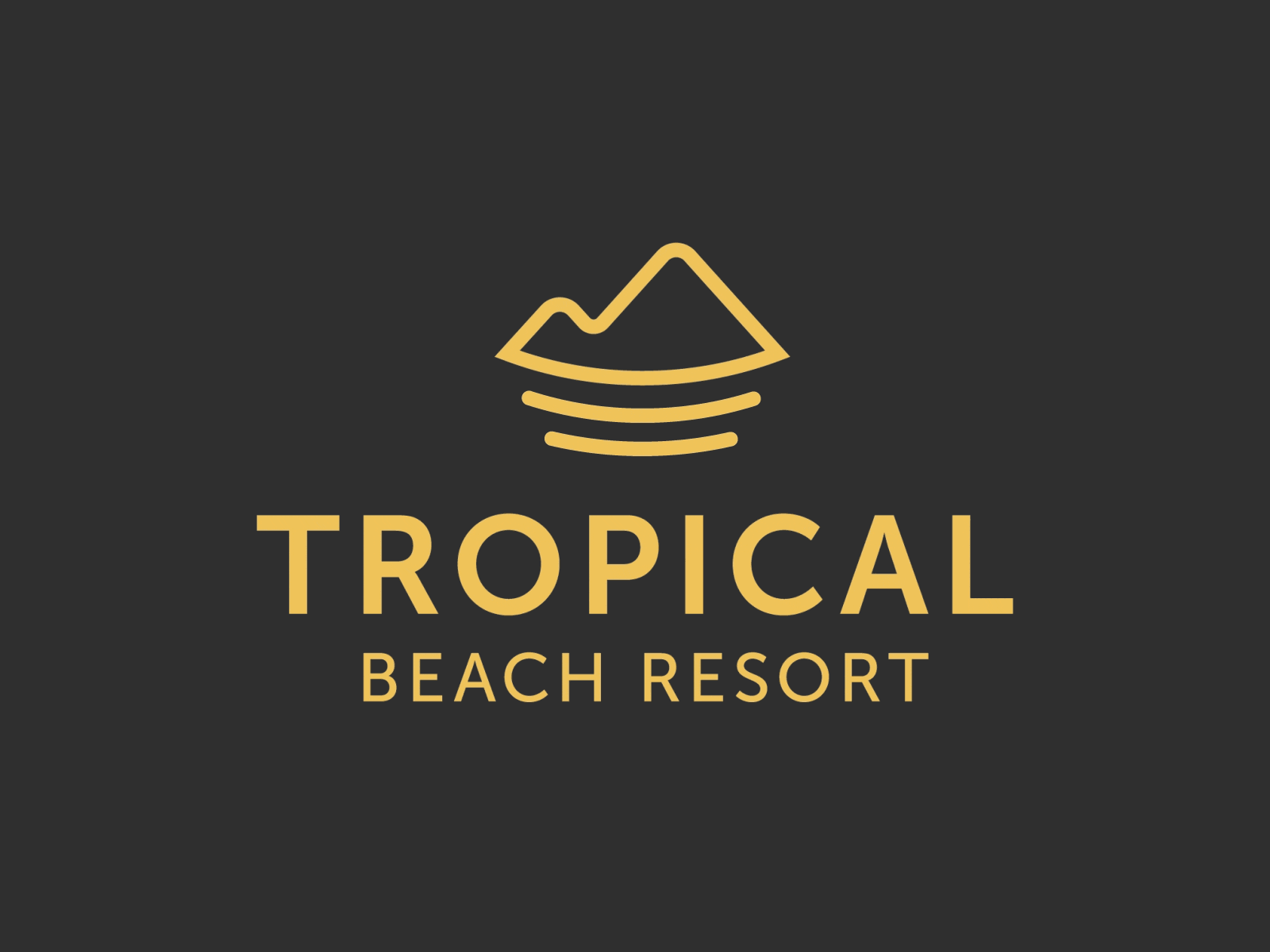 Animated logo and design for Tropical Beach Resort after effects animated animation bali brand identity branding design gif hotel illustration indonesia logo motion resort typography vector