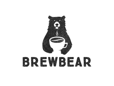 Brewbear bear black brew casual classic drink food