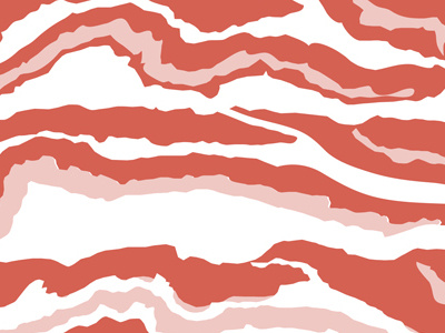 Bacon.Enough said illustration meat