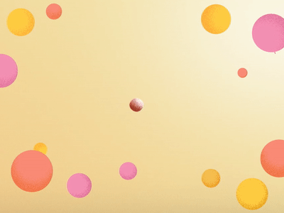 Happy dot animation circle colorful dot motion graphic motion study swirl