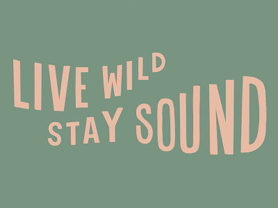Live Wild Stay Sound backpacking evergreen hiking lettering live northwest optoutside outdoors outdoorsy outside pnw rei shirtdesign typography wild wilderness