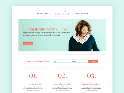Website | L'astuce communication blog branding copywriter solopreneur web design website