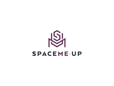 Logo SpaceMe•Up branding logo logo design